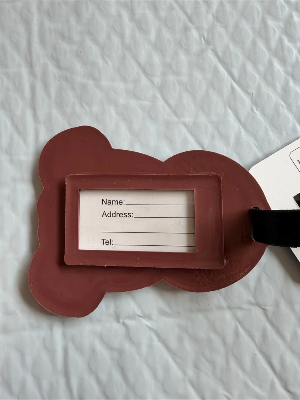 Sloth Luggage Tag with Black Strap NEW
